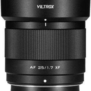 VILTROX 25mm F1.7 Lightweight APS-C Lens for X-Mount, Large Aperture STM Autofocus Prime Lens for X-T5 X-H2 X-T50 X-M5 X-T30 II X-Pro3 X-S20 X-E4